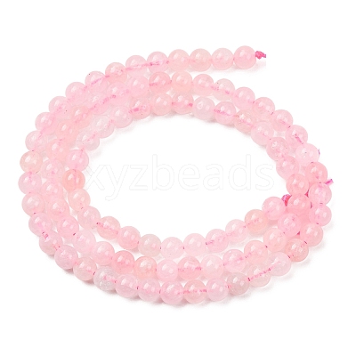 Natural Morganite Beads Strands G-F602-12-4mm-1
