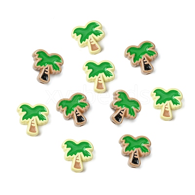 20Pcs 2 Colors Opaque Acrylic and Enamel  Beads OACR-CJ0002-57-1