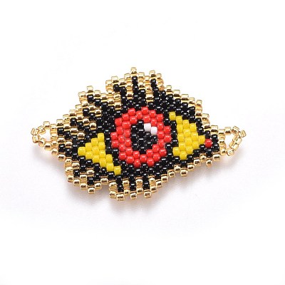 MIYUKI & TOHO Handmade Japanese Seed Beads Links SEED-A029-BL02-1
