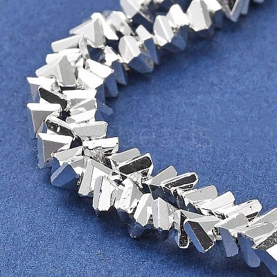 Electroplate Glass Beads Strands X-EGLA-D030-16A-06-1