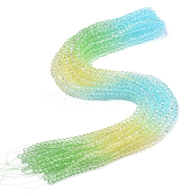 Transparent Glass Beads Strands GLAA-E036-07Z-1