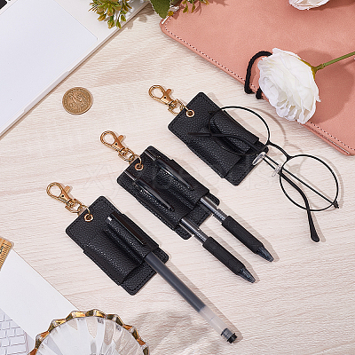 3Pcs PU Keychains KEYC-CL0001-49C-1