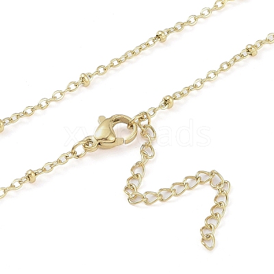 304 Stainless Steel Pendant Necklaces NJEW-H029-02G-X-1