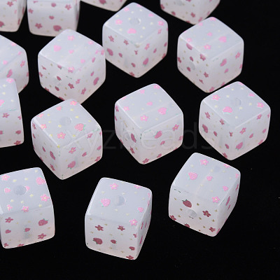 Printed Acrylic Beads MACR-S374-11C-03-1