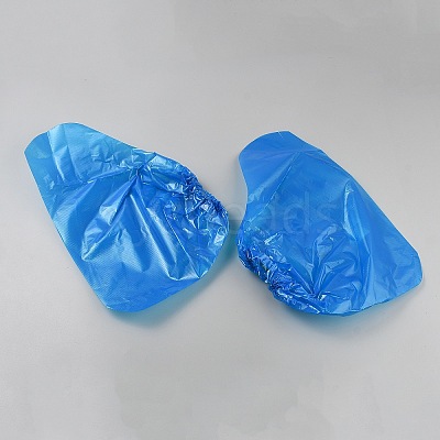Plastic Disposable Waterproof Shoe Covers AJEW-WH20121-19B-1