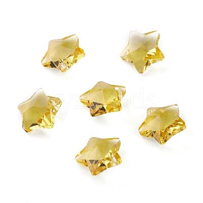 Transparent Glass Pendants X-GLAA-P037-04-M-1