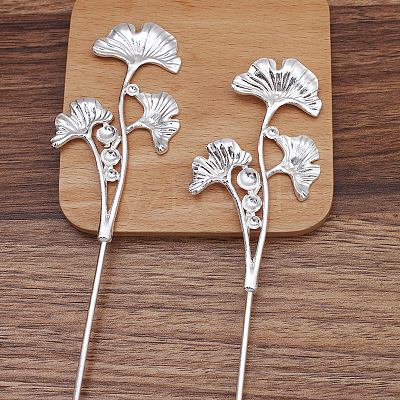 Iron Hair Stick Findings OHAR-PW0001-299S-1