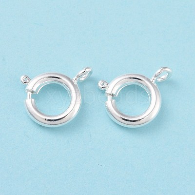 Eco-friendly Brass Spring Ring Clasps KK-D082-01B-S-1
