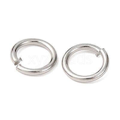 Tarnish Resistant 304 Stainless Steel Open Jump Rings STAS-N015-10-7x1mm-1