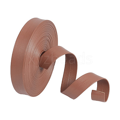 5M Flat PU Imitation Leather Cord LC-WH0009-09B-1