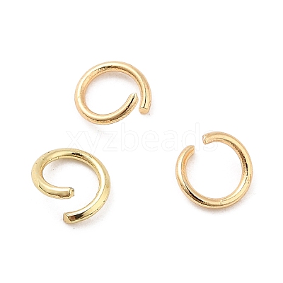Brass Open Jump Rings KK-F860-14G-1