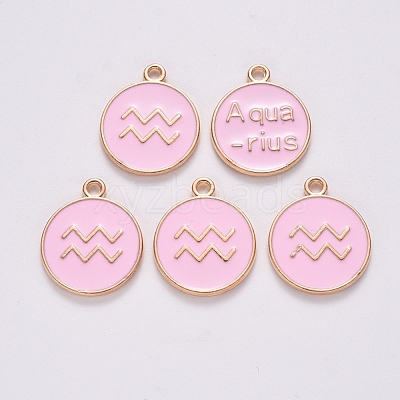 Alloy Enamel Pendants ENAM-S124-01B-09J-1
