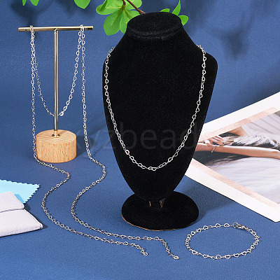 925 Sterling Silver Heart Link Chains STER-TA0001-35-1