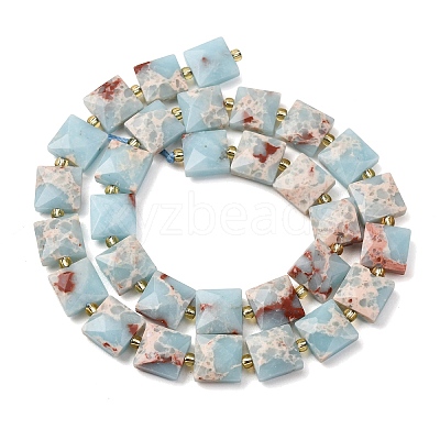 Synthetic Shoushan Stone Beads Strands G-F839-A27-01-1