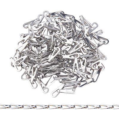 304 Stainless Steel Bar Link Chains CHS-UN0001-12P-1