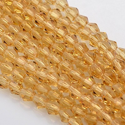 Bicone Glass Beads Strands EGLA-P016-4mm-08-1