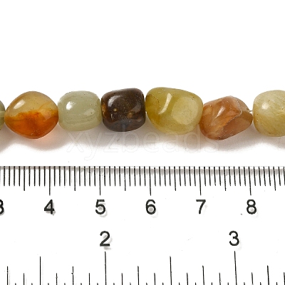 Natural Xiuyan Jade Beads Strands G-B078-D19-01-1