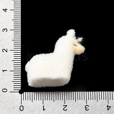 Flocky Resin Pendants FIND-I044-20-1