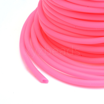 Hollow Pipe PVC Tubular Synthetic Rubber Cord RCOR-R007-3mm-02-1