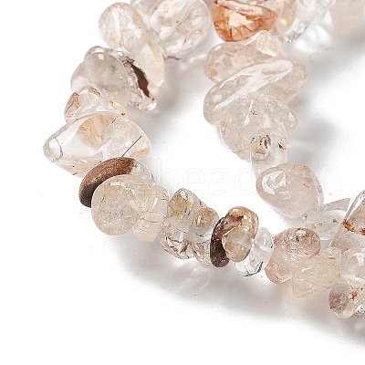Natural Rutilated Quartz Beads Strands G-M205-96-1