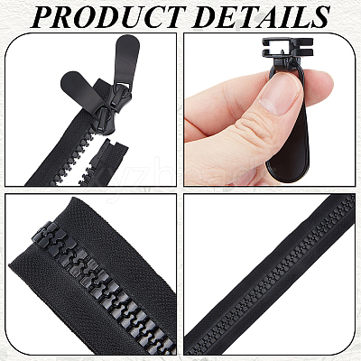 1Pc Polyester Zippers for Garment Accessories FIND-CY0002-18-1