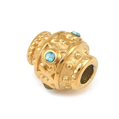 304 Stainless Steel Rhinestone Beads RB-CBA362B-01A-1