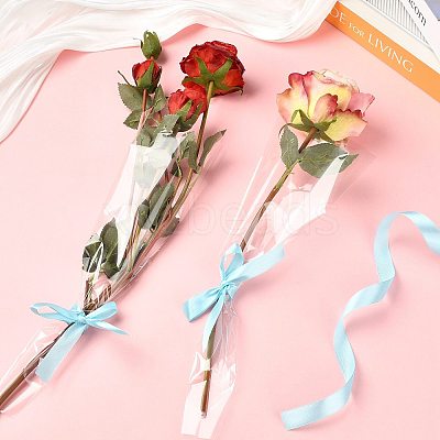 Transparent PE Cone Flower Sleeves ABAG-FZC0002-001A-1
