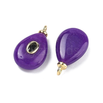 Dyed Natural White Jade  Pendants KK-C251-01A-05-1