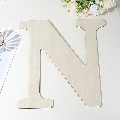 Letter Unfinished MDF Sheets WOOD-WH20012-008N-1