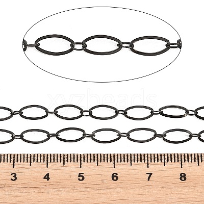 304 Stainless Steel Oval Link Chains CHS-P007-16EB-1