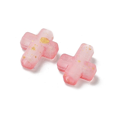 Gradient Color Transparent Acrylic Beads OACR-M023-03C-1