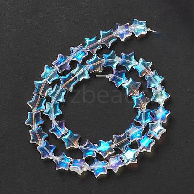 Transparent Glass Beads Strand GLAA-K057-01K-1