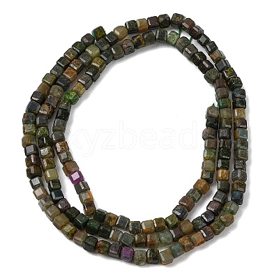 Natural Fuchsite Beads Strands G-RM241221-K7-1