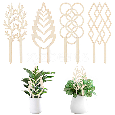 Wood Plant Trellis WOOD-WH0125-17B-1