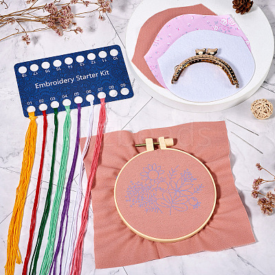 DIY Embroidery Starter Kit DIY-TAC0030-02-1