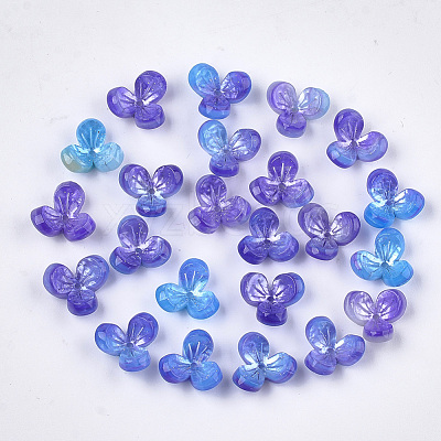 Cellulose Acetate(Resin) Bead Caps KK-S161-04F-1