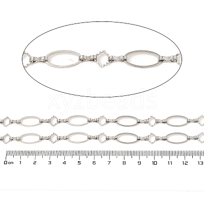 Rack Plating Brass Link Chains CHC-M026-03P-02-1