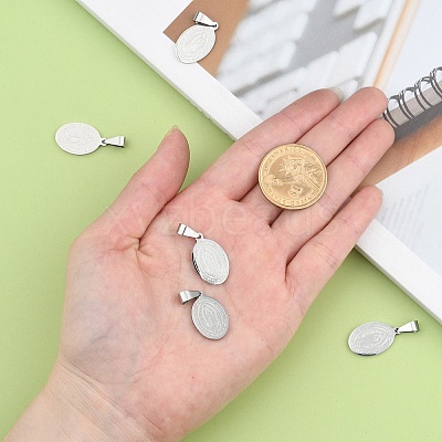 Non-Tarnish Fashionable 304 Stainless Steel Pendants STAS-J009A-01-1
