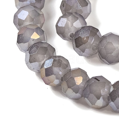 Baking Electroplate Glass Beads Strands DGLA-A039-J10mm-B06-1