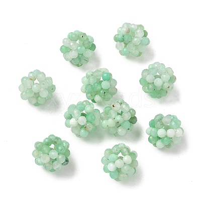 Natural Chrysoprase Woven Beads GG-CBA2E9C-F29-02-1