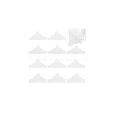 48Pcs 4 Styles Triangle Plastic Furniture Corner Guards AJEW-BC0007-83B-1