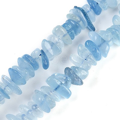 Natural Aquamarine Beads Strands G-E271-96B-1