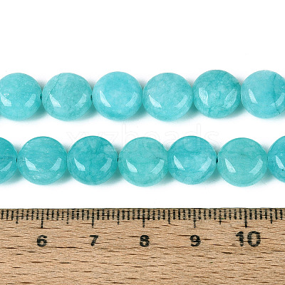 Dyed Natural White Jade Beads Strands G-T143-16F-1