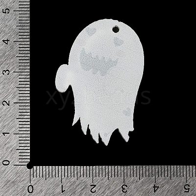 Halloween Printing Acrylic Pendants FIND-K017-05E-1