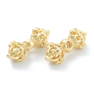 Alloy Dorje Vajra Beads PALLOY-P198-01G-RS-1