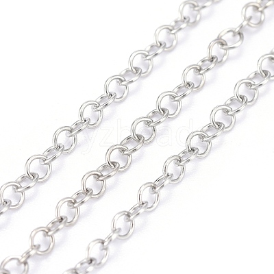 Tarnish Resistant 304 Stainless Steel Rolo Chains CHS-F011-08B-P-1