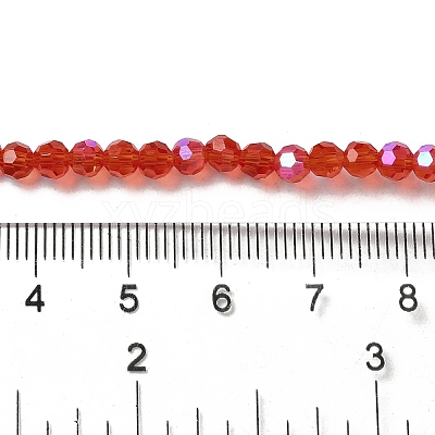 Electroplate Transparent Glass Beads Strands LS-EGLA-A035-T4mm-L01-1