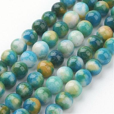 Jade Beads Strands G-D264-8mm-XH05-1