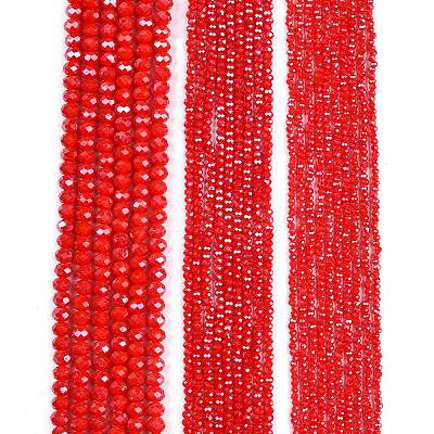 Electroplate Glass Beads Strands EGLA-A044-P2mm-A22-1