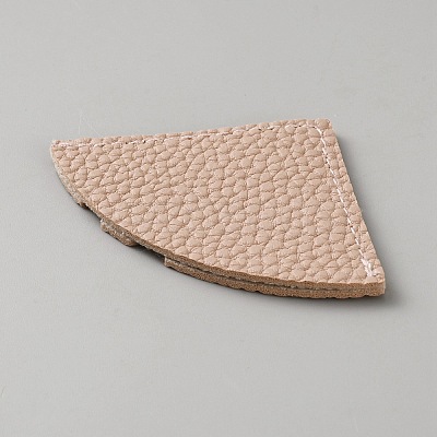PU Leather Fan Bookmarks AJEW-WH20128-004E-1